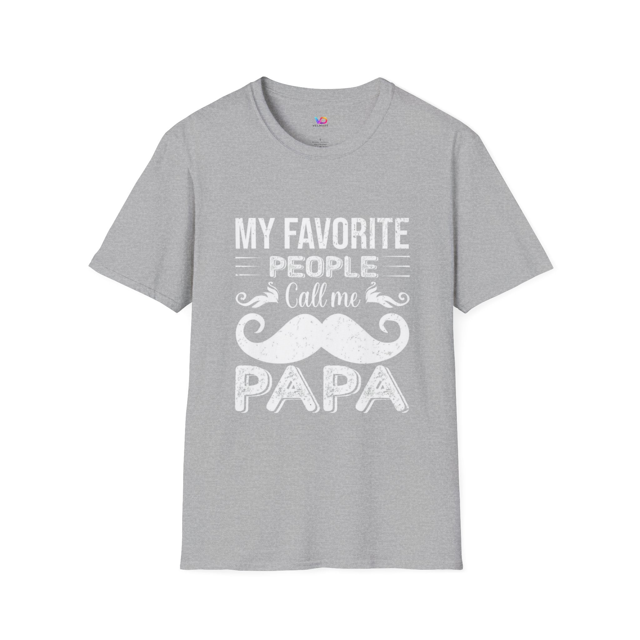 Papa T-Shirt — “My Favorite People Call Me Papa” Vintage Family Gift