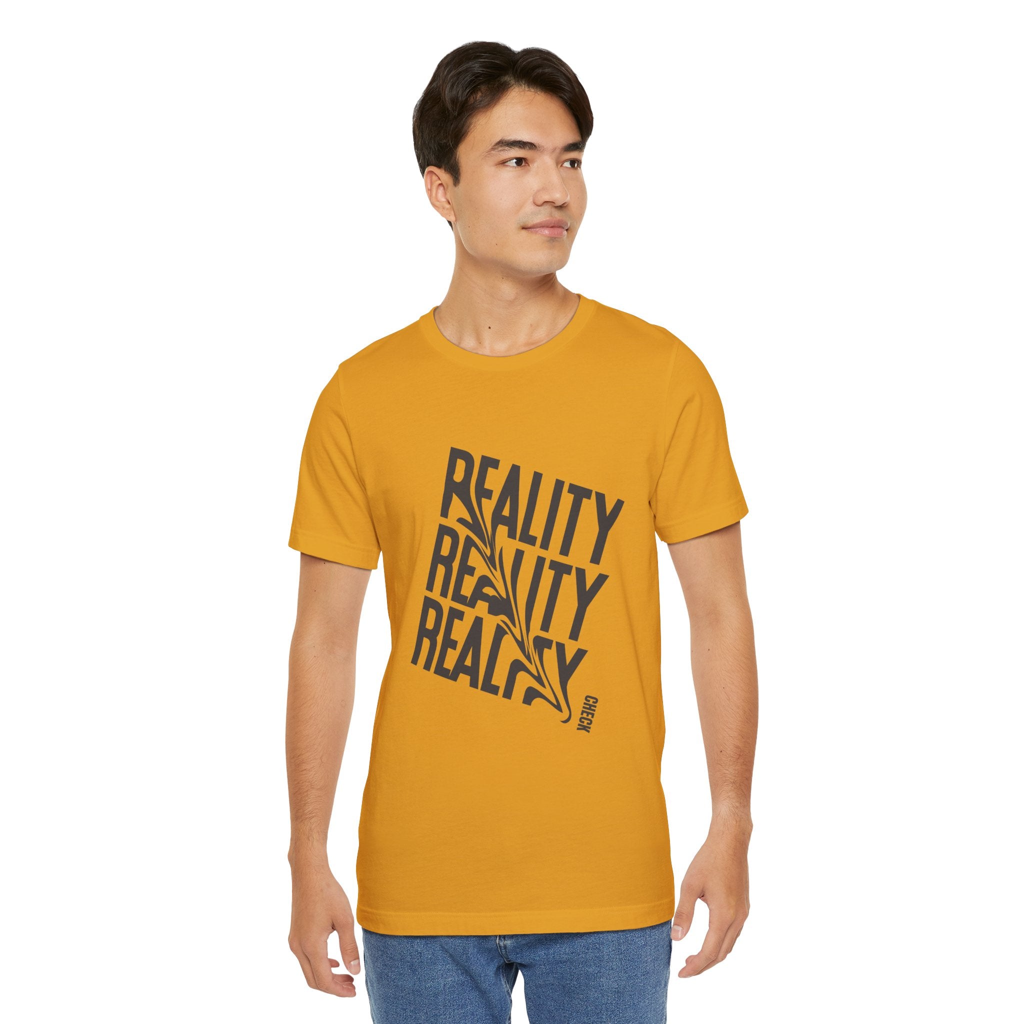 Reality Repeat Tee — Graphic Typography T-Shirt