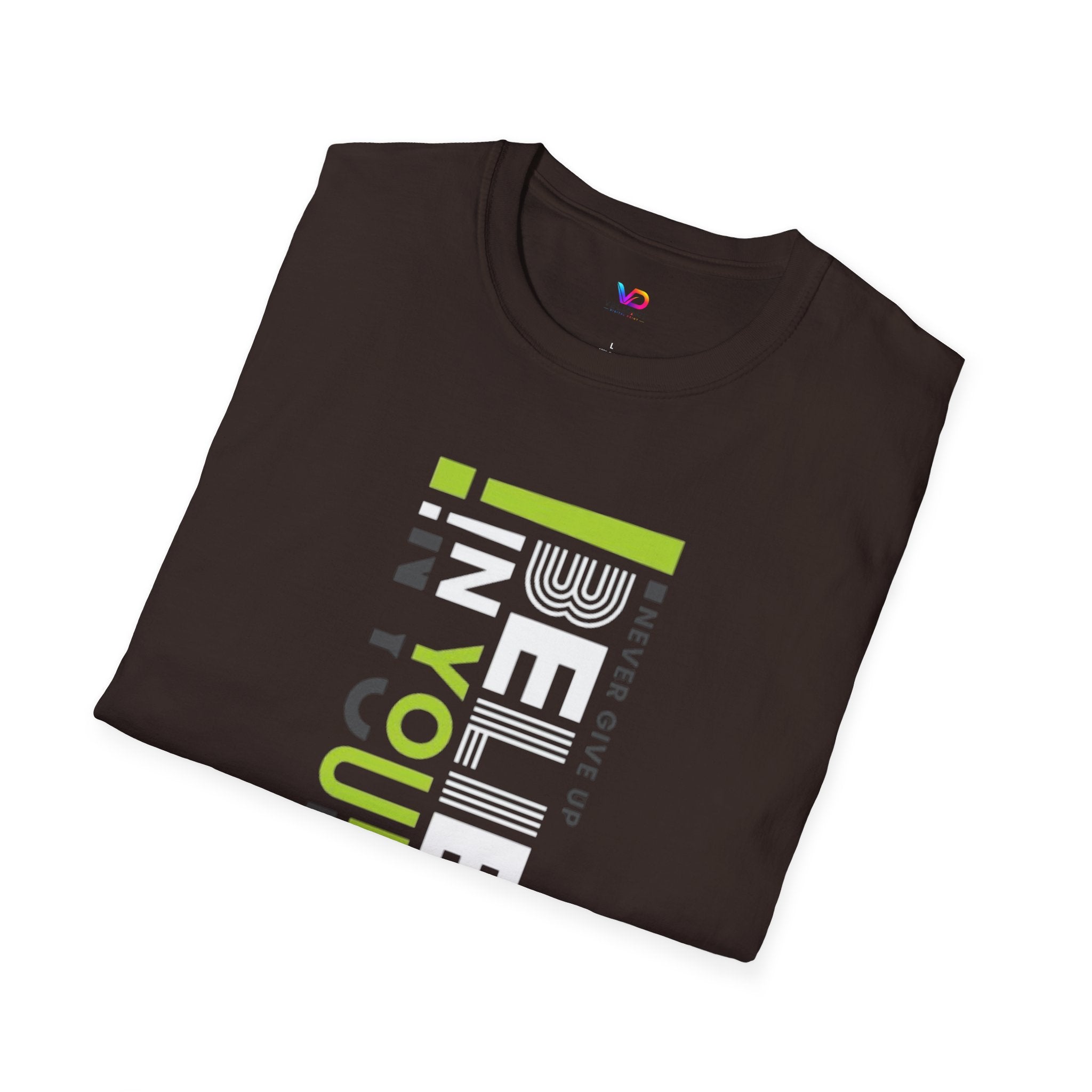T-Shirt — "Be Yourself" Vertical Motivational Graphic Tee