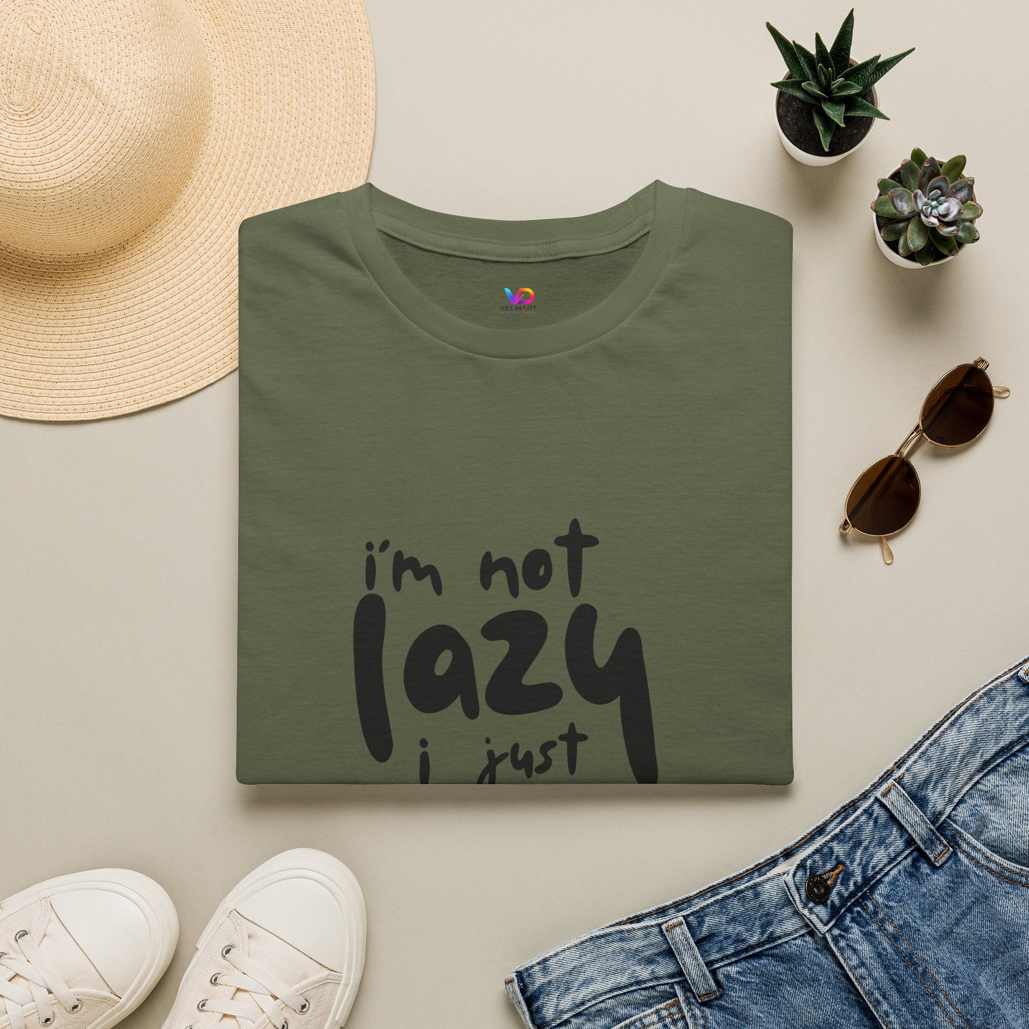 T-Shirt — “I’m Not Lazy I Just Don't Like Work” Funny Graphic Tee • Casual Comfort Gift