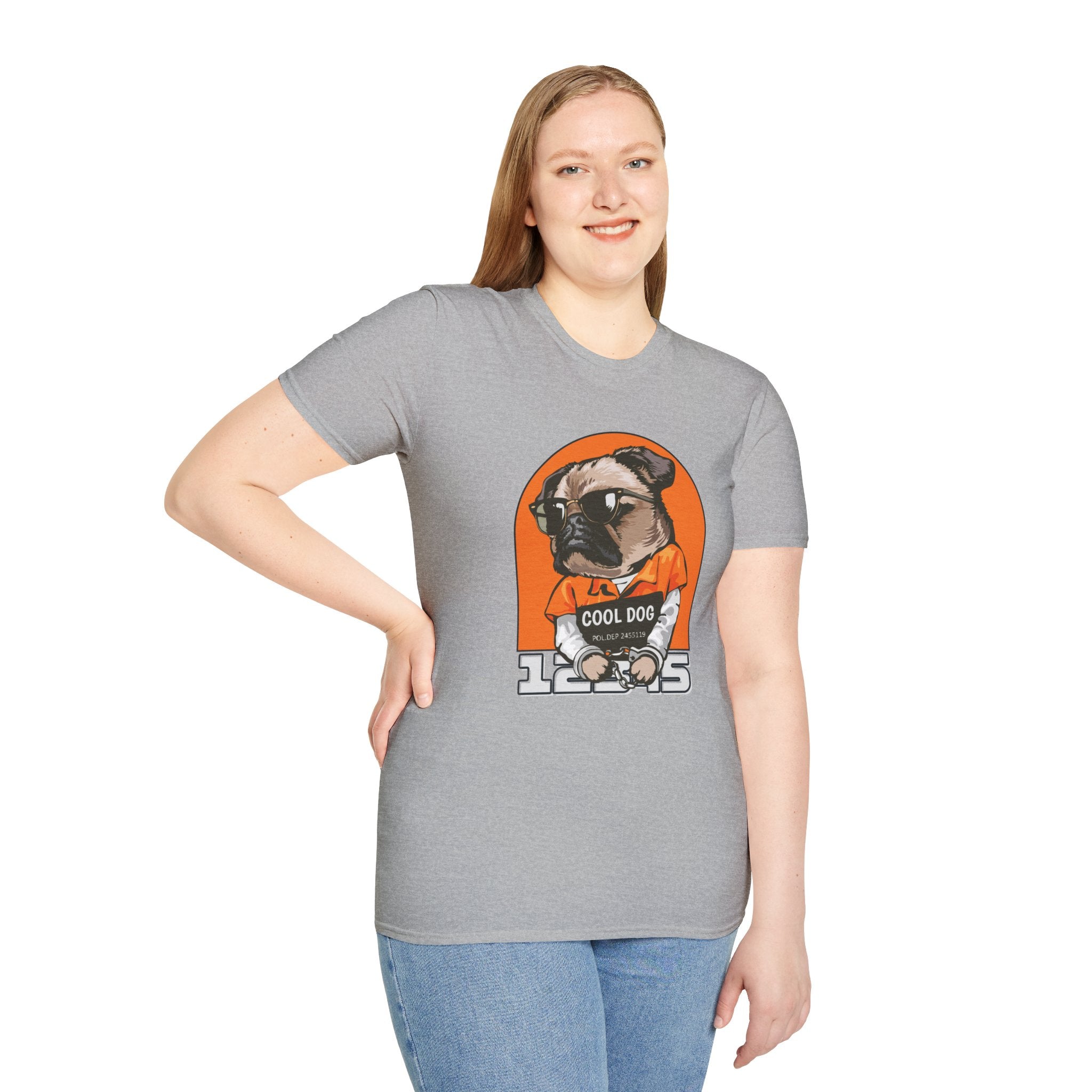 Cool Dog Tee — Retro Pug Graphic T‑Shirt