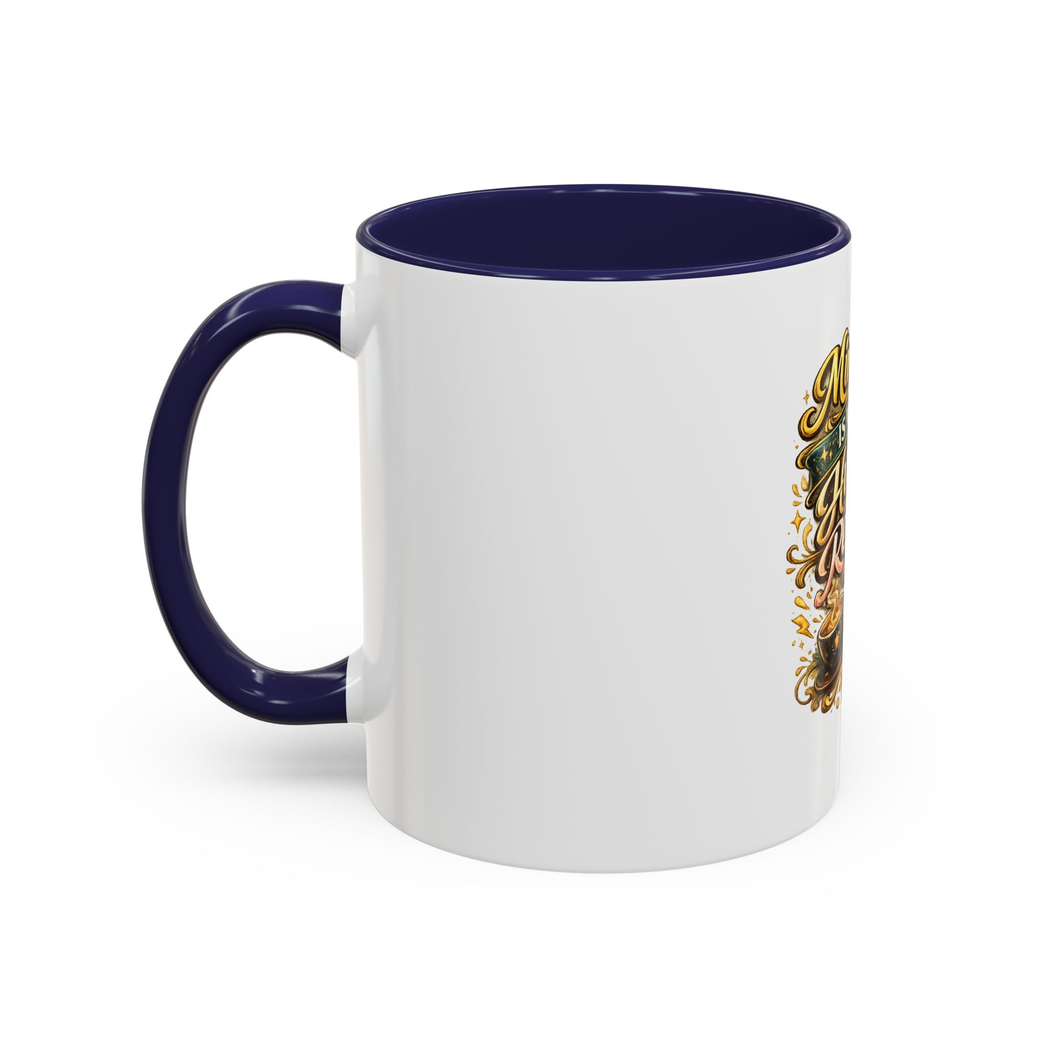 Mind Is Where Hustle, Repeat Accent Coffee Mug — Motivational 11/15oz Ceramic Mug