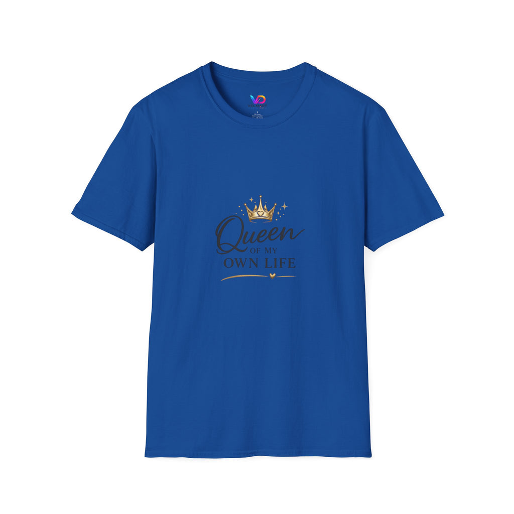 Queen of My Own Life T-Shirt — Empowerment Crown Graphic Tee