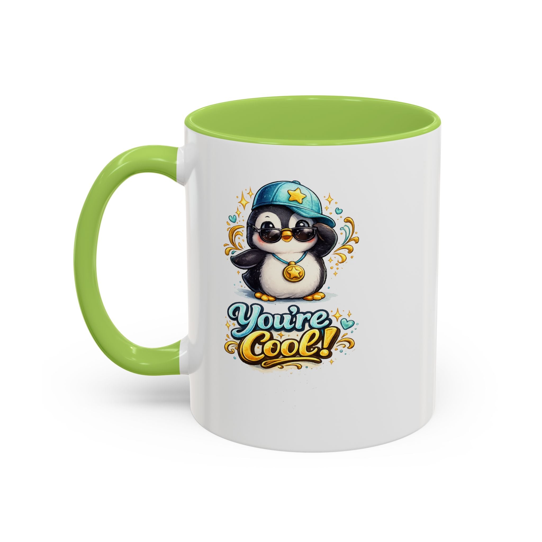 Be Kind Be Happy Keep Smiling Dolphin Accent Coffee Mug