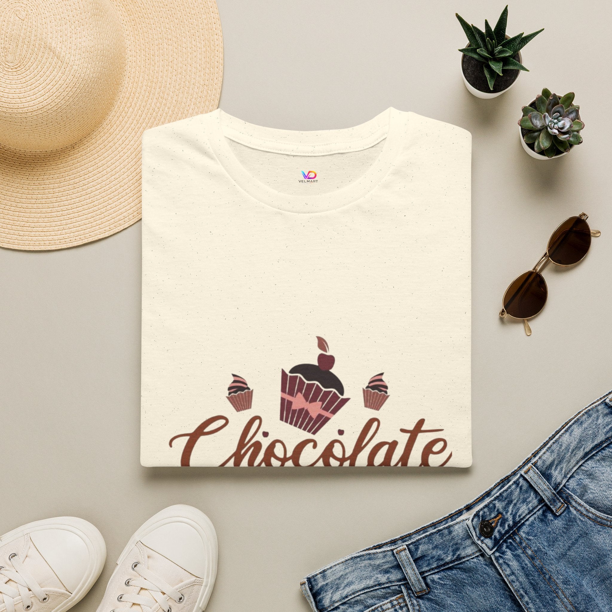 Chocolate Day T‑Shirt — Cupcake & Candy Dessert Lovers Tee