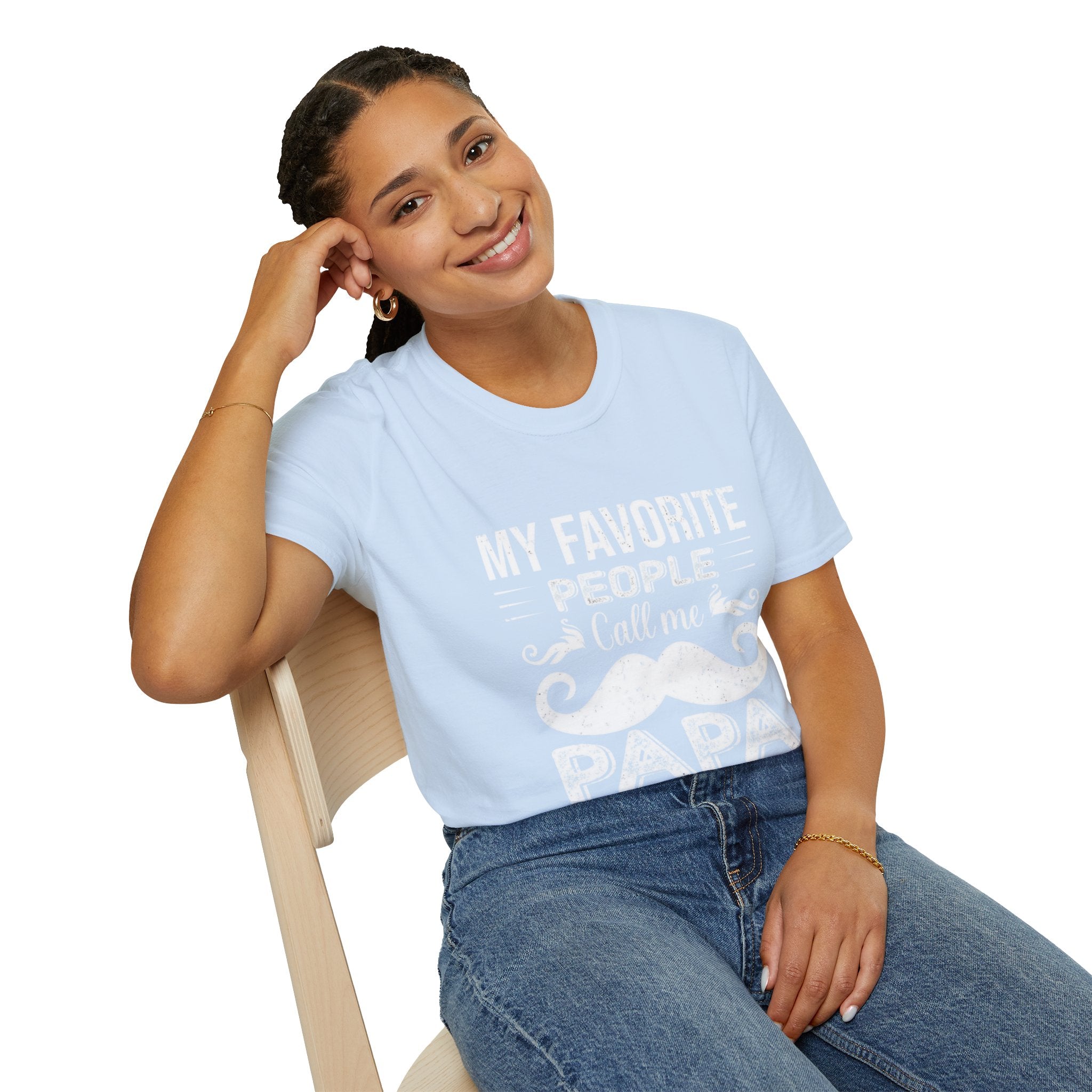 Papa T-Shirt — “My Favorite People Call Me Papa” Vintage Family Gift