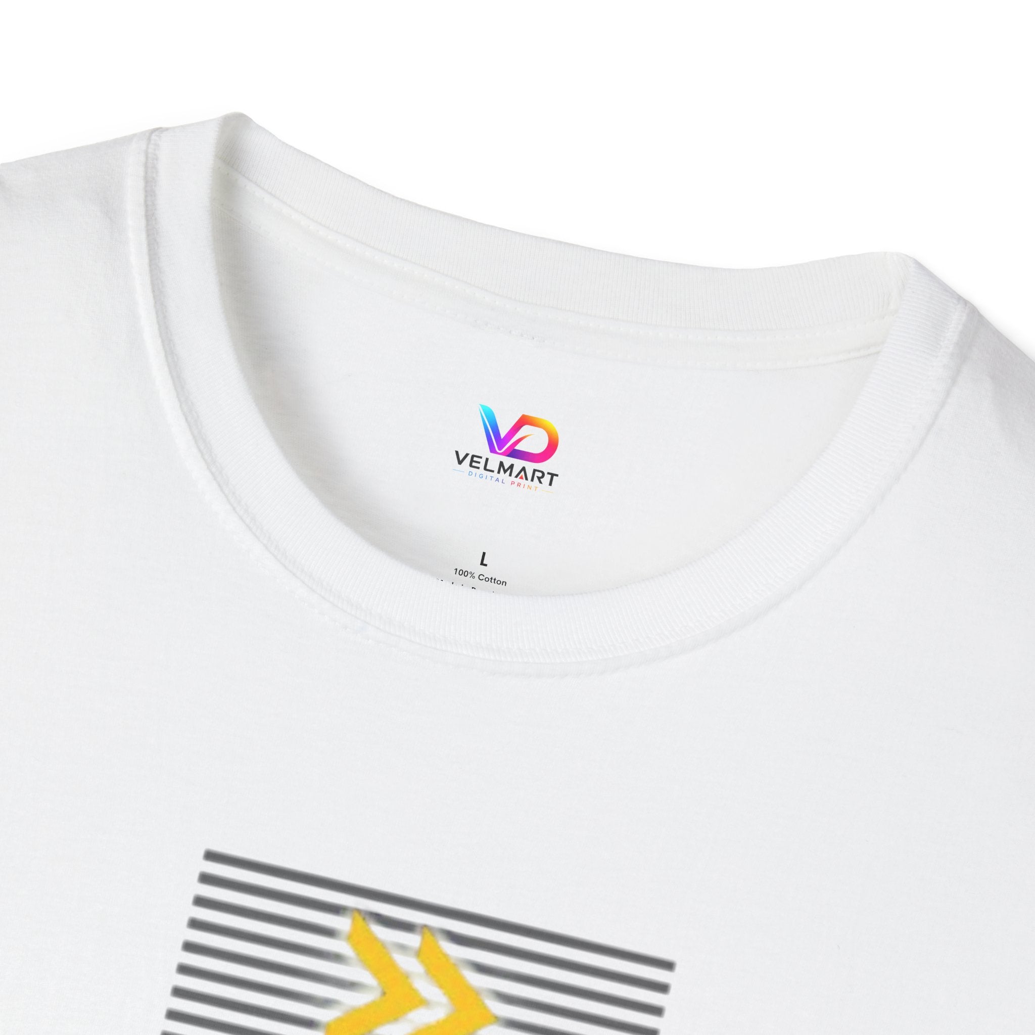 Vertical 'NEXT' Graphic T‑Shirt — Modern Yellow & Gray Streetwear Tee