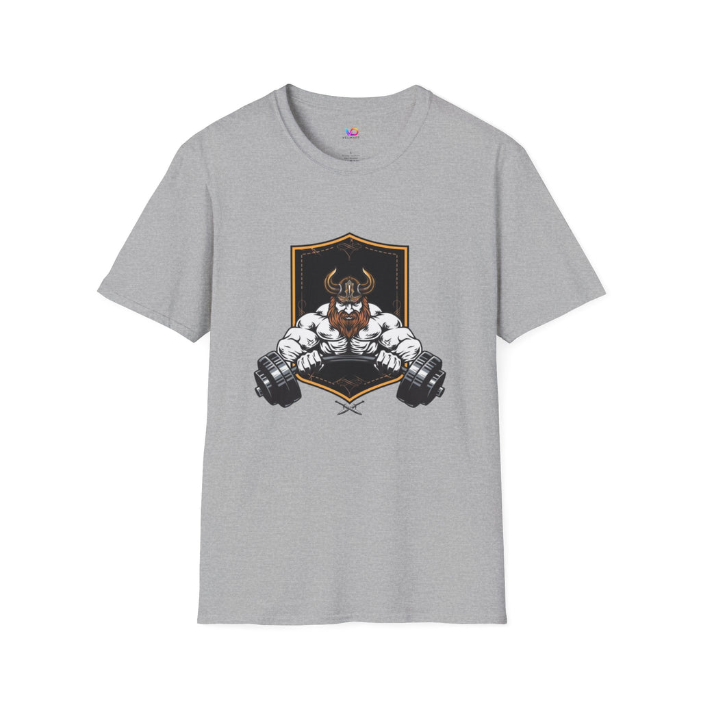 Viking Barbell T-Shirt — Norse Strength Gym Tee