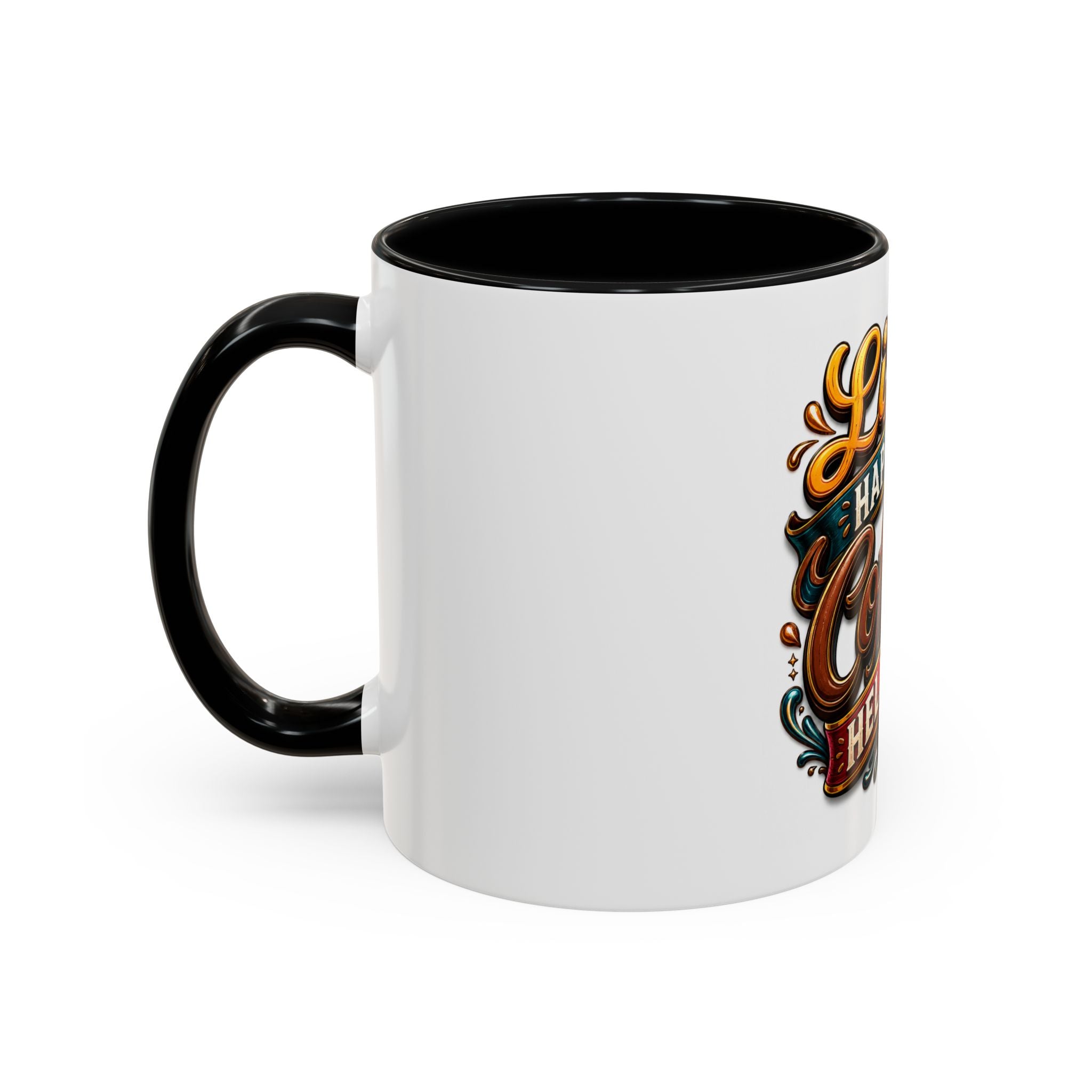 Life Happens Coffee Helps Accent Mug — 11/15oz Ceramic Coffee Cup