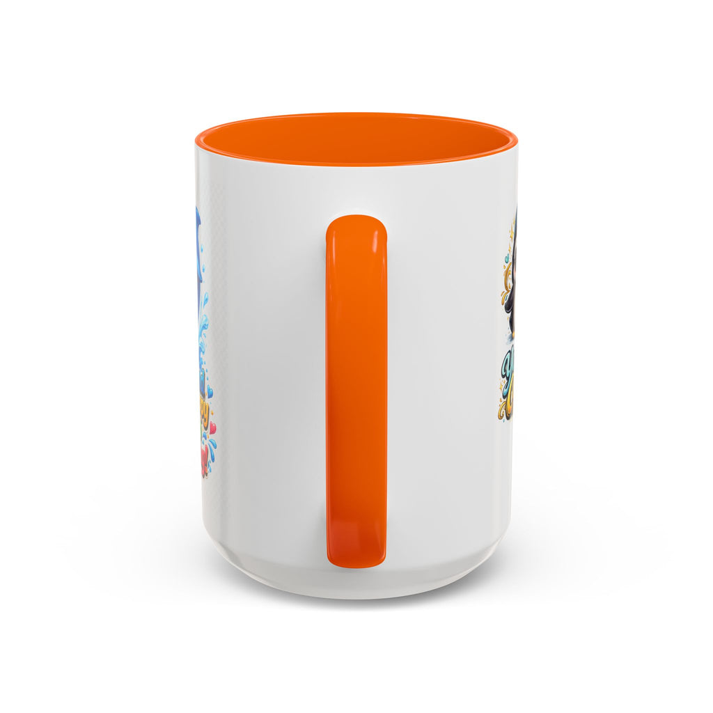 Be Kind Be Happy Keep Smiling Dolphin Accent Coffee Mug
