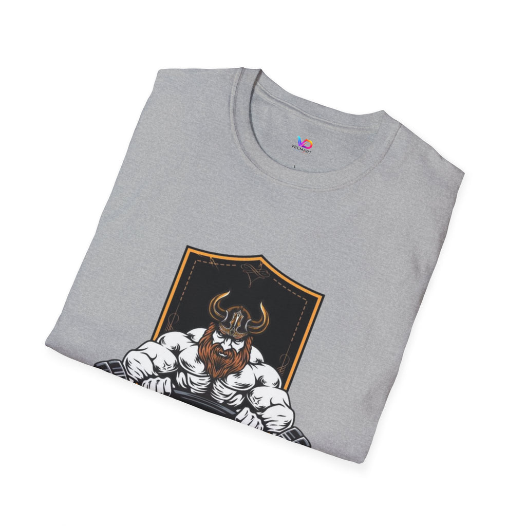 Viking Barbell T-Shirt — Norse Strength Gym Tee