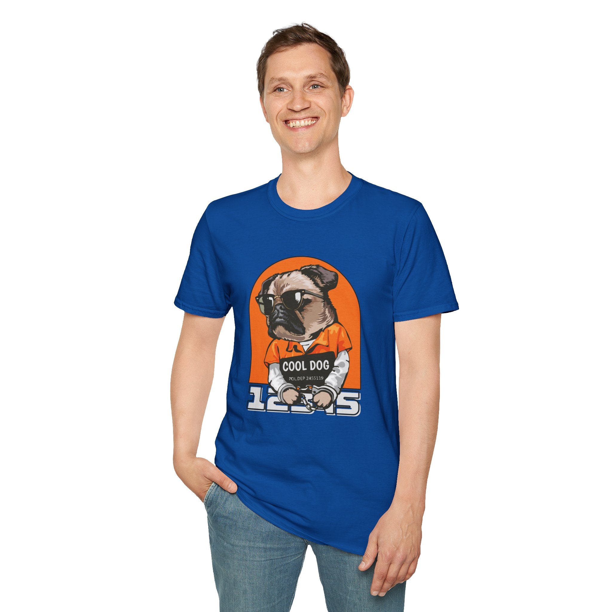 Cool Dog Tee — Retro Pug Graphic T‑Shirt