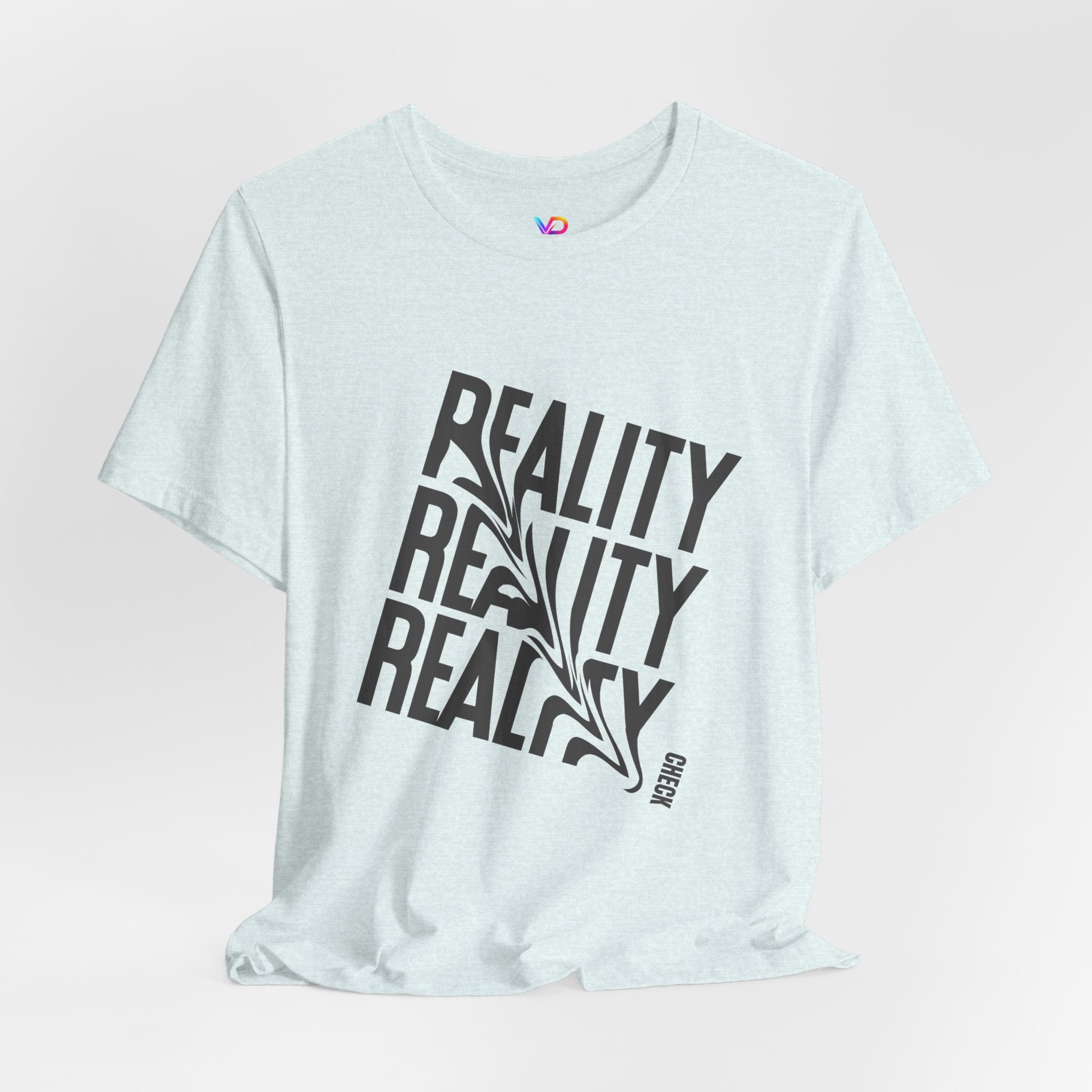 Reality Repeat Tee — Graphic Typography T-Shirt