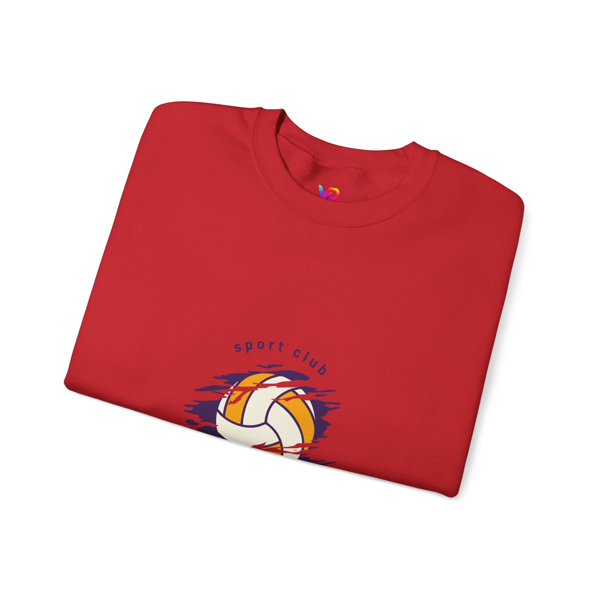 Volleyball Time Crewneck Sweatshirt — Sport Club Graphic Pullover