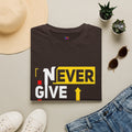 Never Give Up T-Shirt — Motivational Graphic Tee