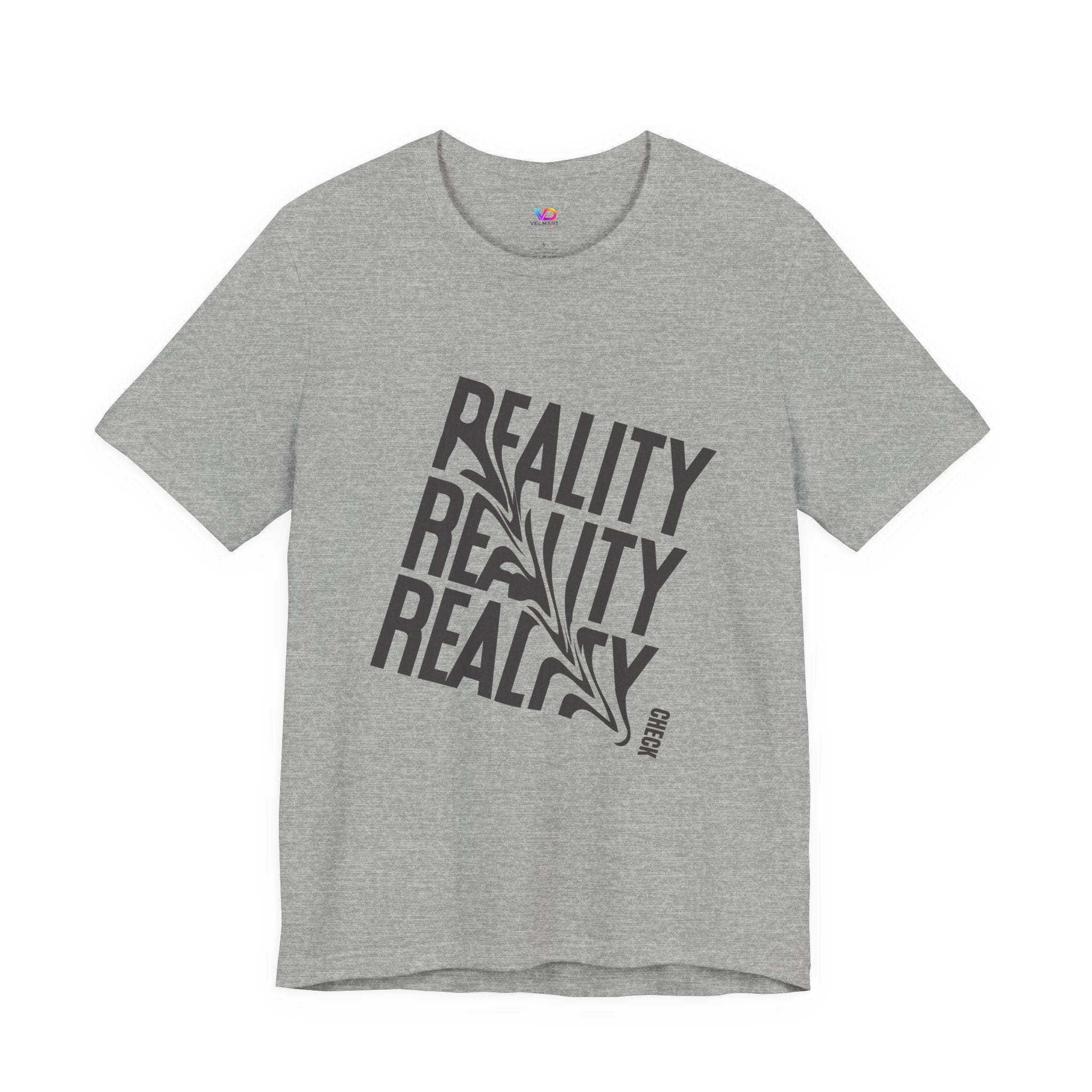 Reality Repeat Tee — Graphic Typography T-Shirt