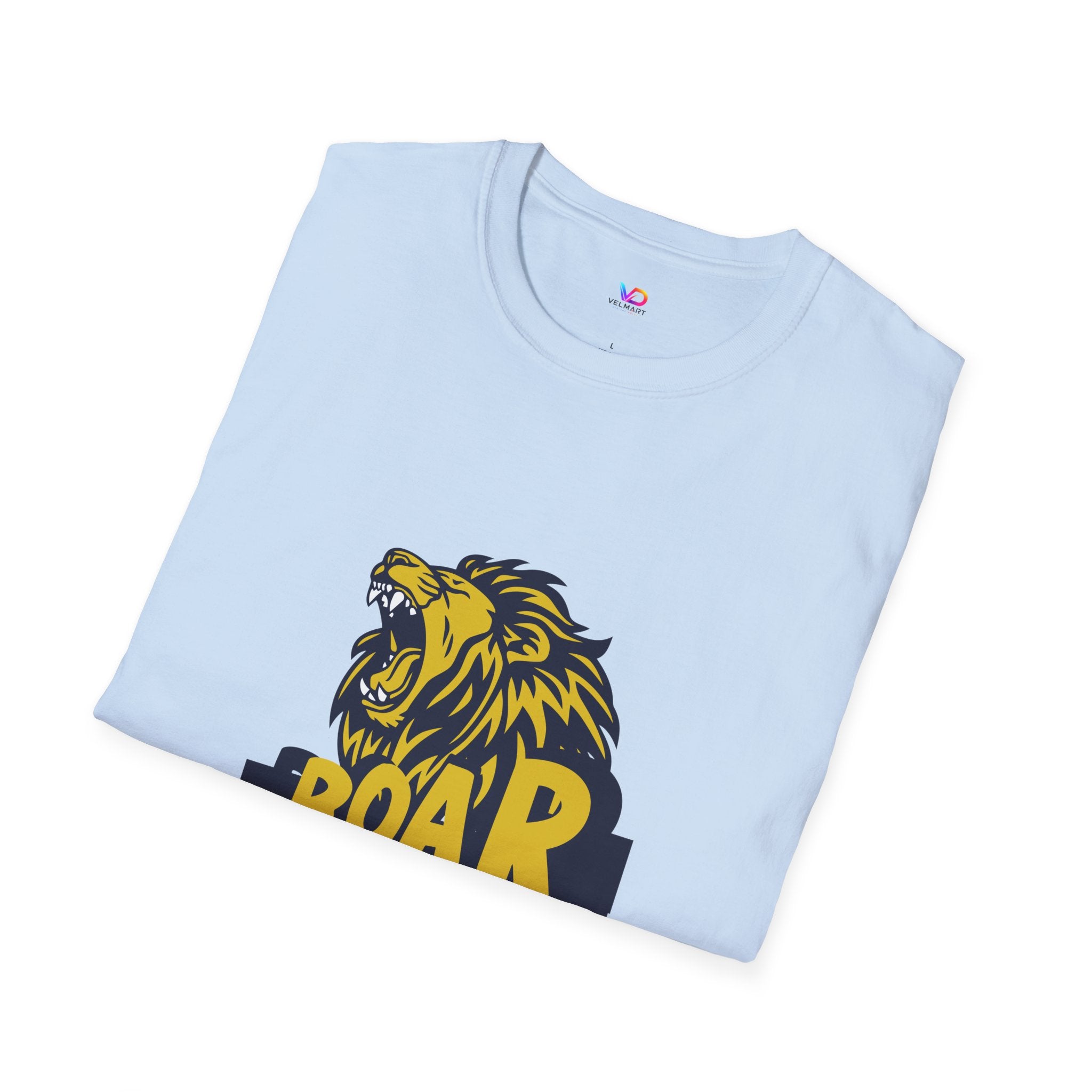 Roaring Lion T-Shirt — Bold Yellow & Navy Graphic Tee
