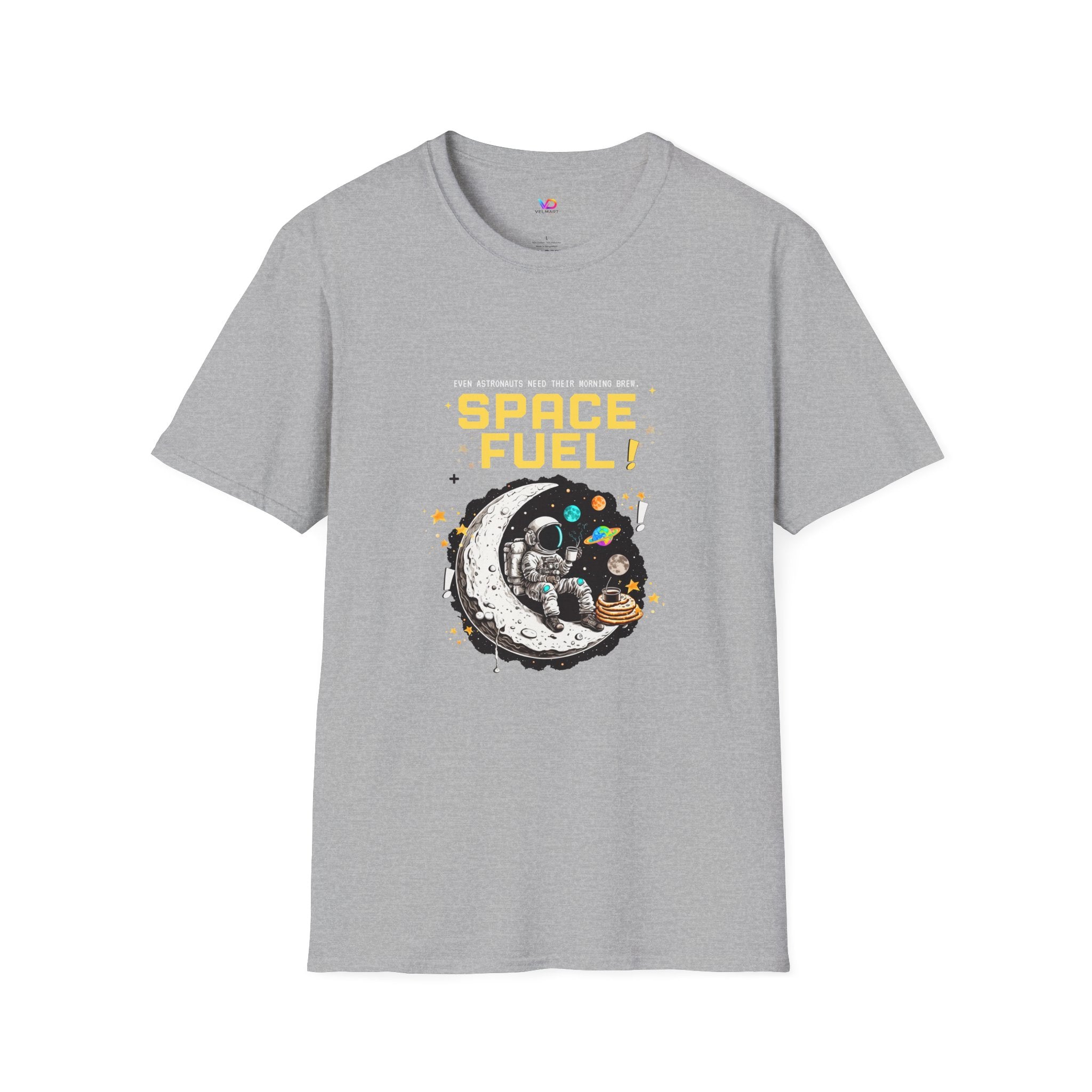 Space Fuel T-Shirt — Retro Planet Donut Graphic Tee