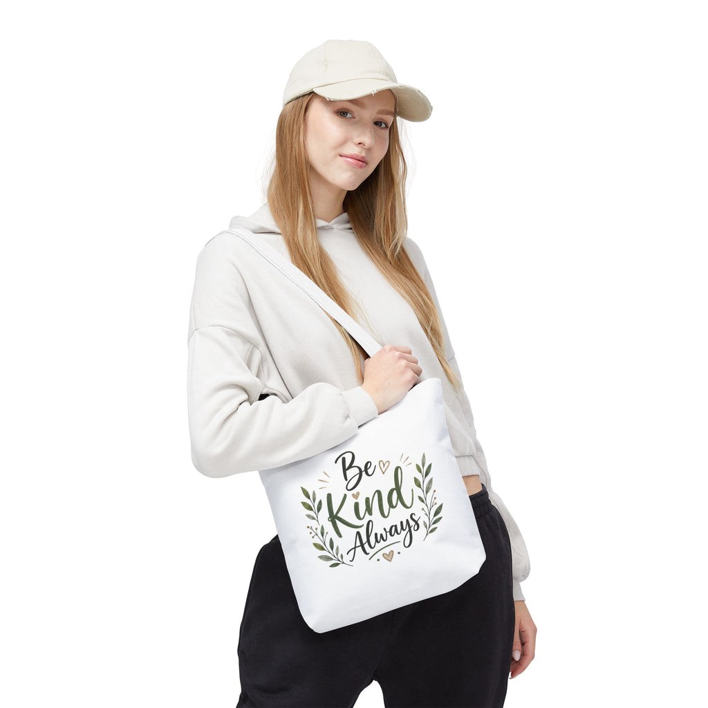 Be Kind Always Tote Bag — Inspirational Canvas Grocery & Gift Tote