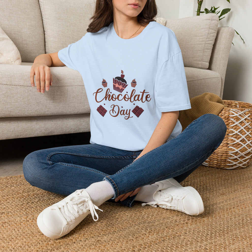 Chocolate Day T‑Shirt — Cupcake & Candy Dessert Lovers Tee