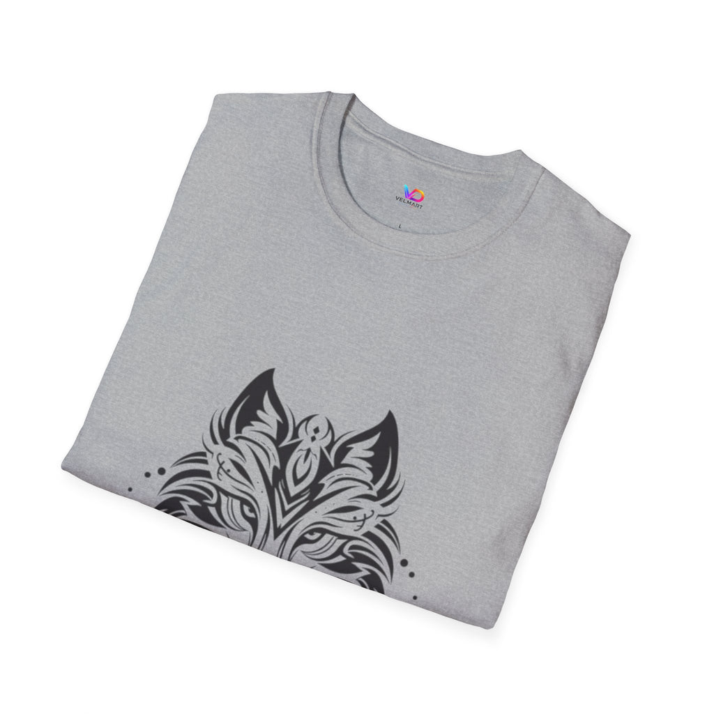 Wolf Mandala T-Shirt — Tribal Geometric Wolf Art Tee