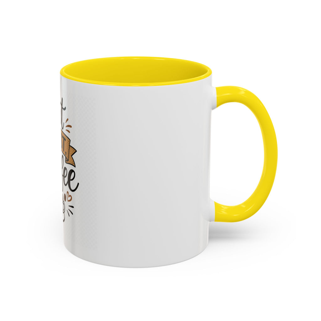 But First Coffee Accent Mug — 11/15oz Ceramic Coffee Cup