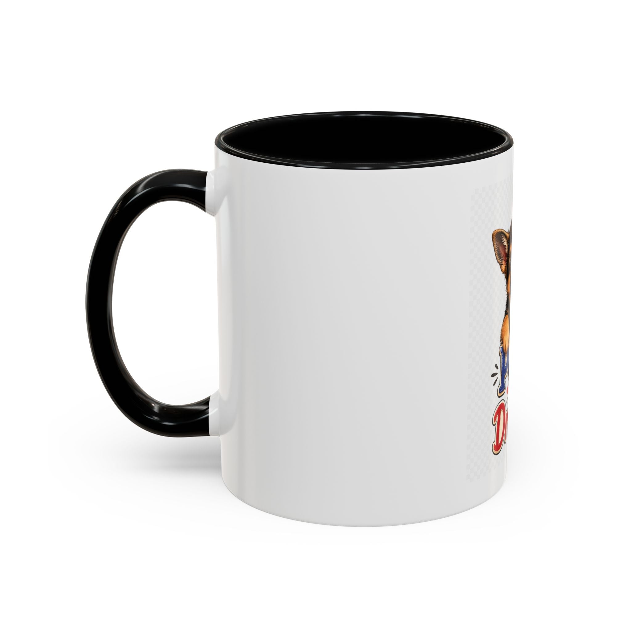 Coffee Mug - "Little Paws, Big Dreams" German Shepherd Puppy Accent Mug (11/15 oz)
