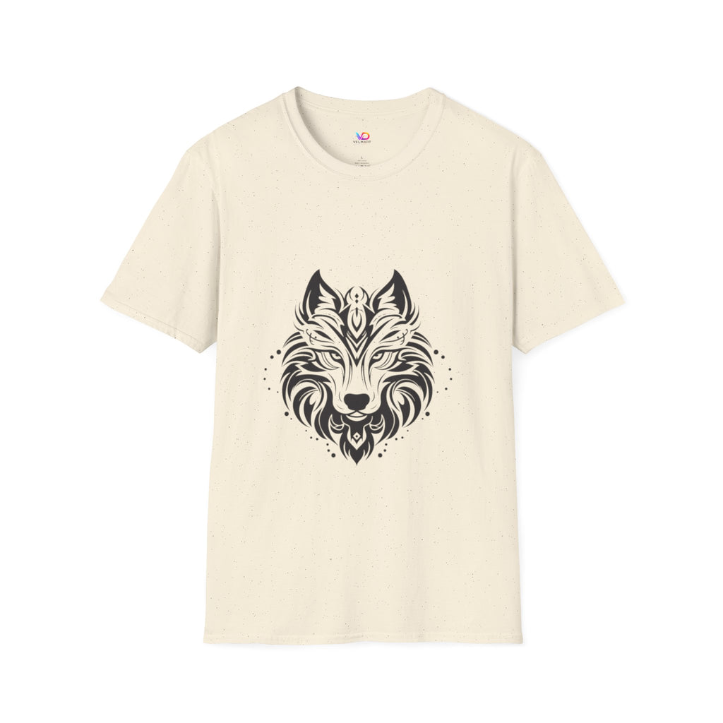 Wolf Mandala T-Shirt — Tribal Geometric Wolf Art Tee