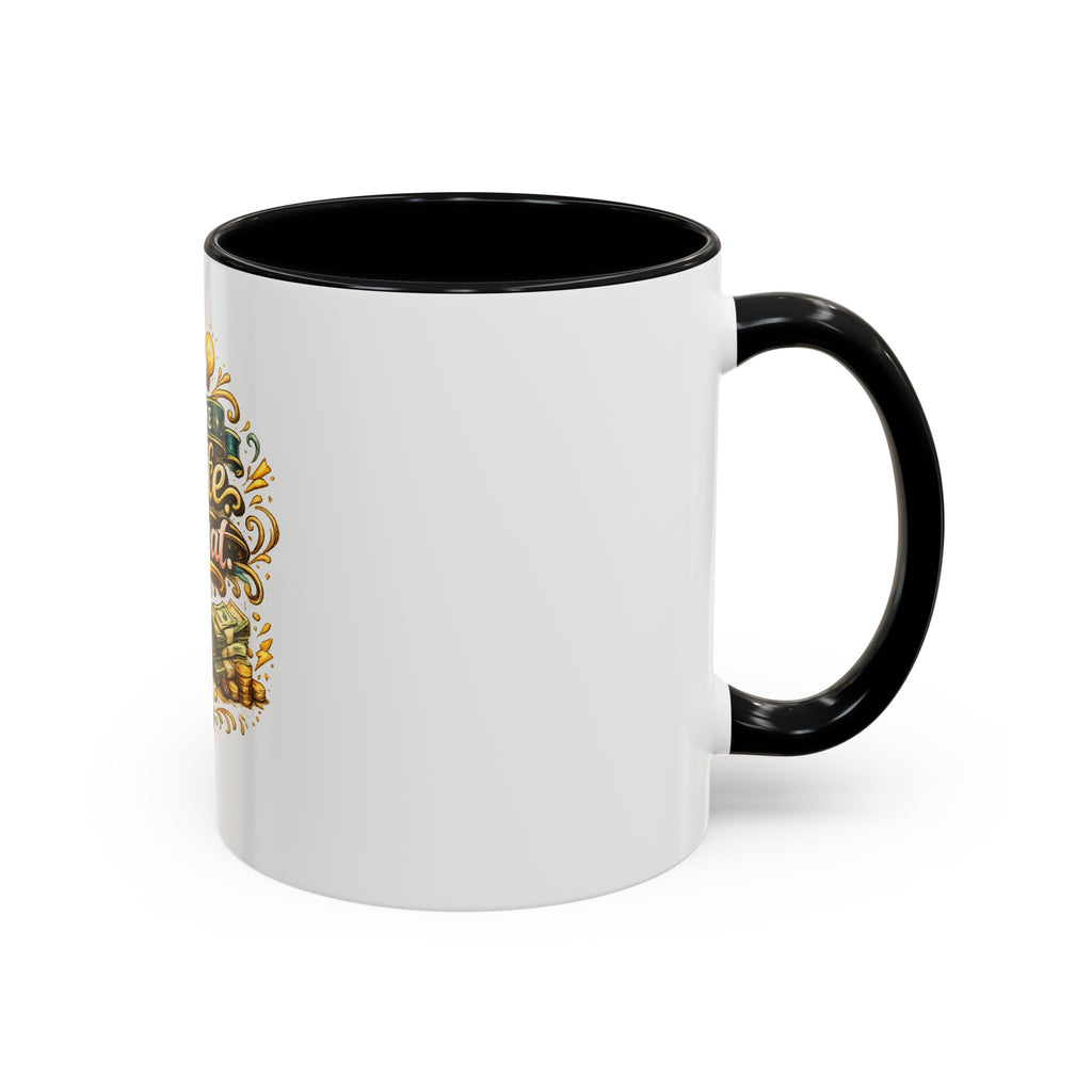 Mind Is Where Hustle, Repeat Accent Coffee Mug — Motivational 11/15oz Ceramic Mug