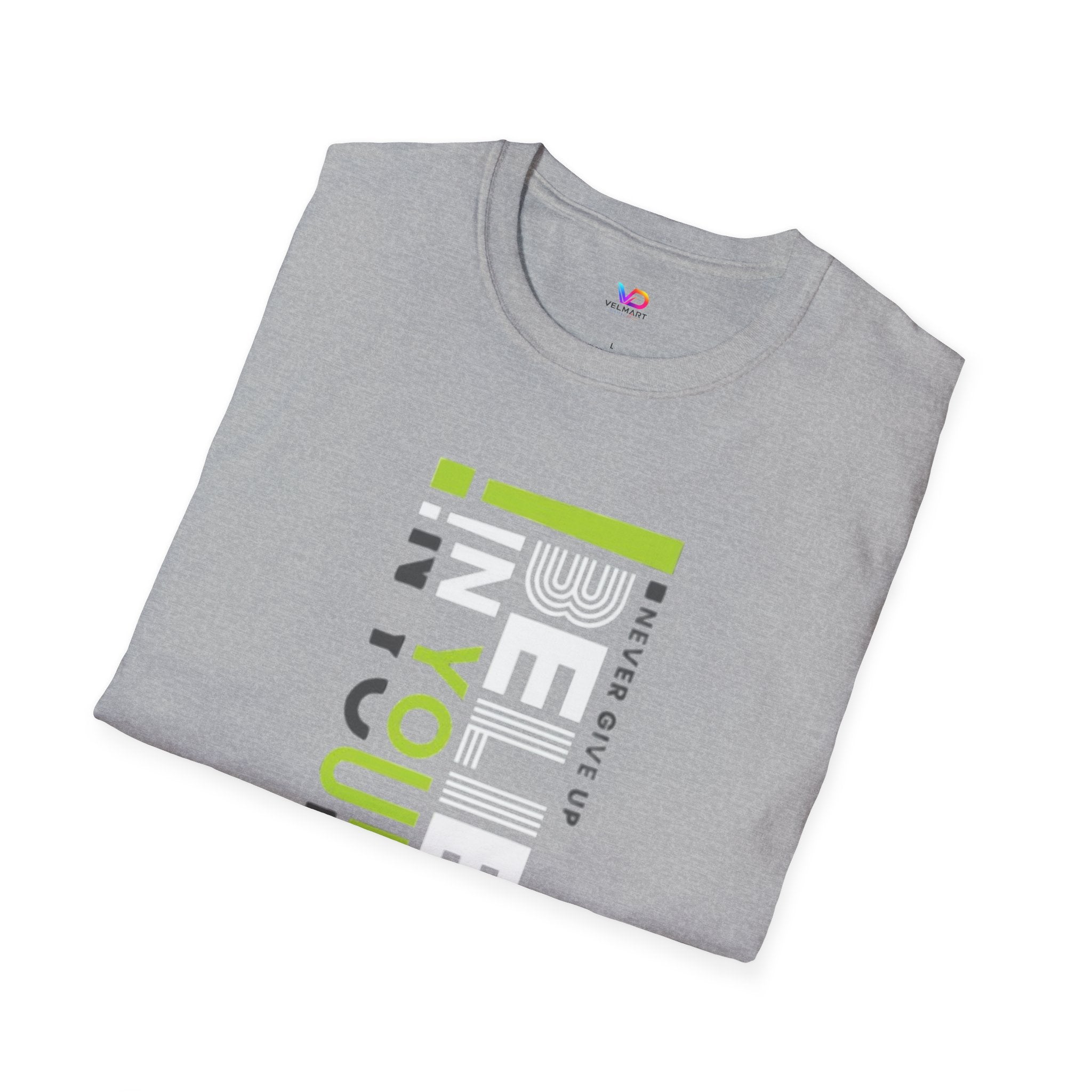 T-Shirt — "Be Yourself" Vertical Motivational Graphic Tee