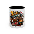 Life Happens Coffee Helps Accent Mug — 11/15oz Ceramic Coffee Cup