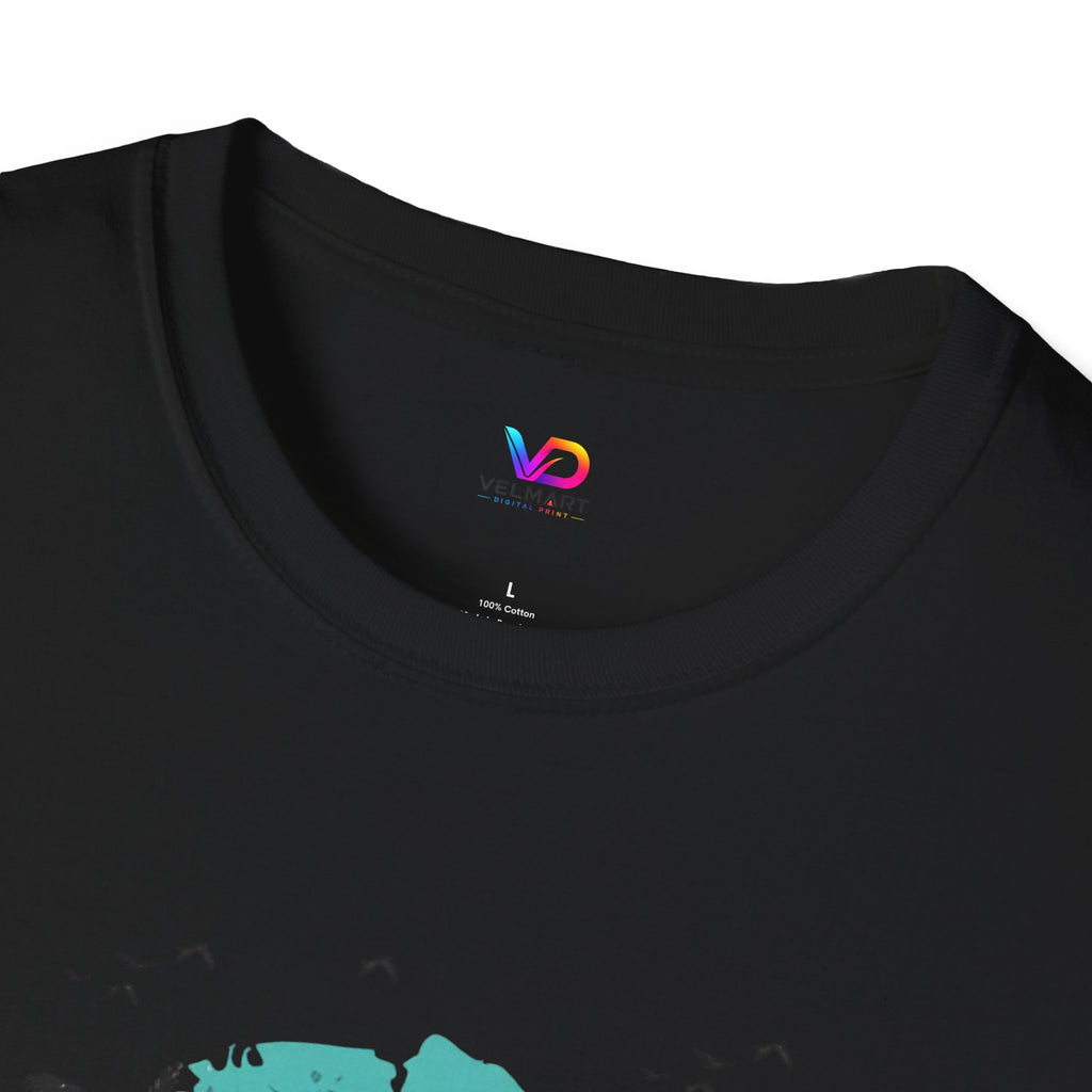 Summer Vibes T-Shirt — "Enjoy the Summer" Tropical Palm Sunset Tee