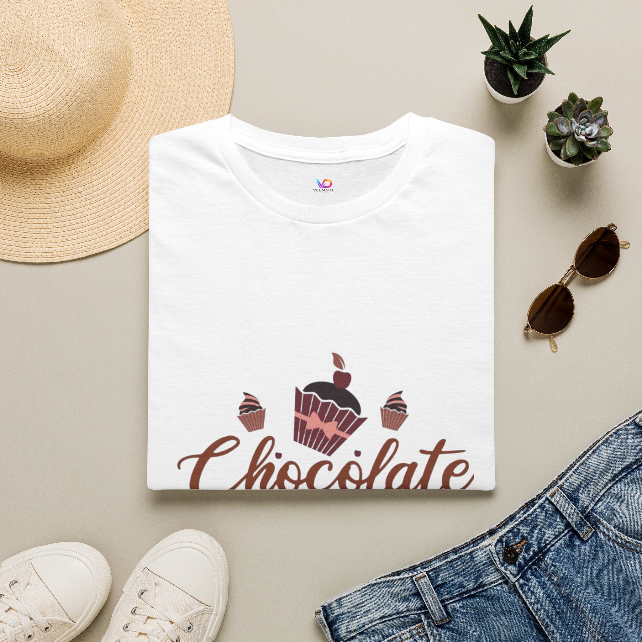 Chocolate Day T‑Shirt — Cupcake & Candy Dessert Lovers Tee