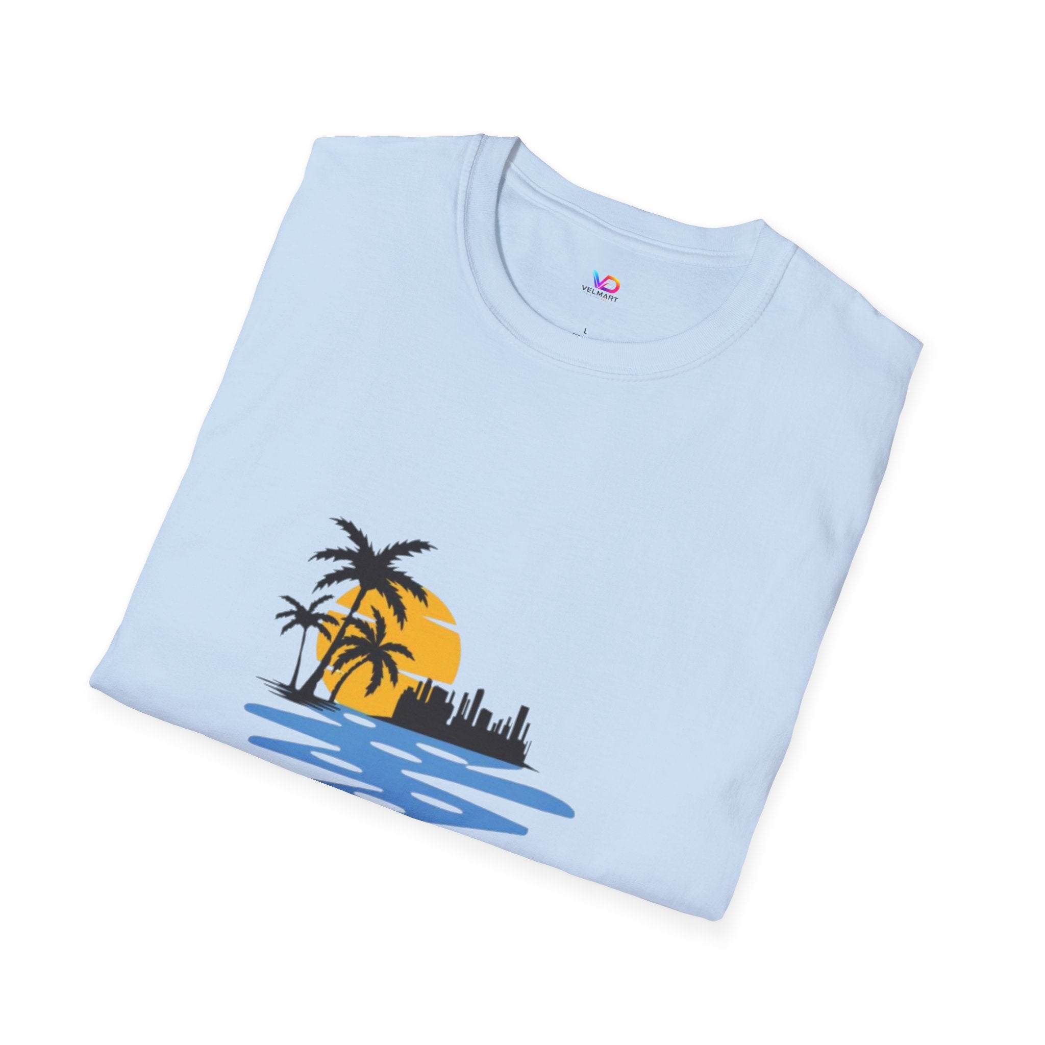 Sunset Beach T-Shirt — "Life Is Better" Palm Tree Graphic