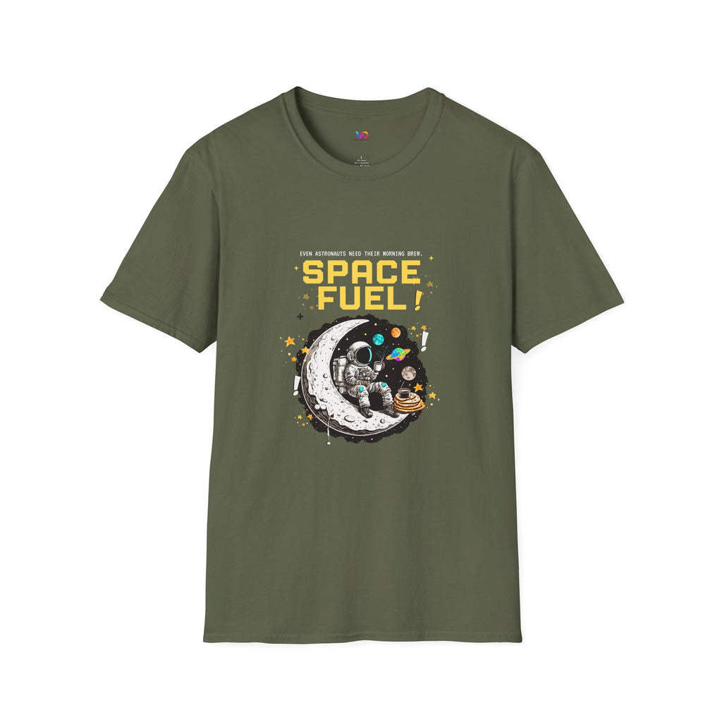 Space Fuel T-Shirt — Retro Planet Donut Graphic Tee