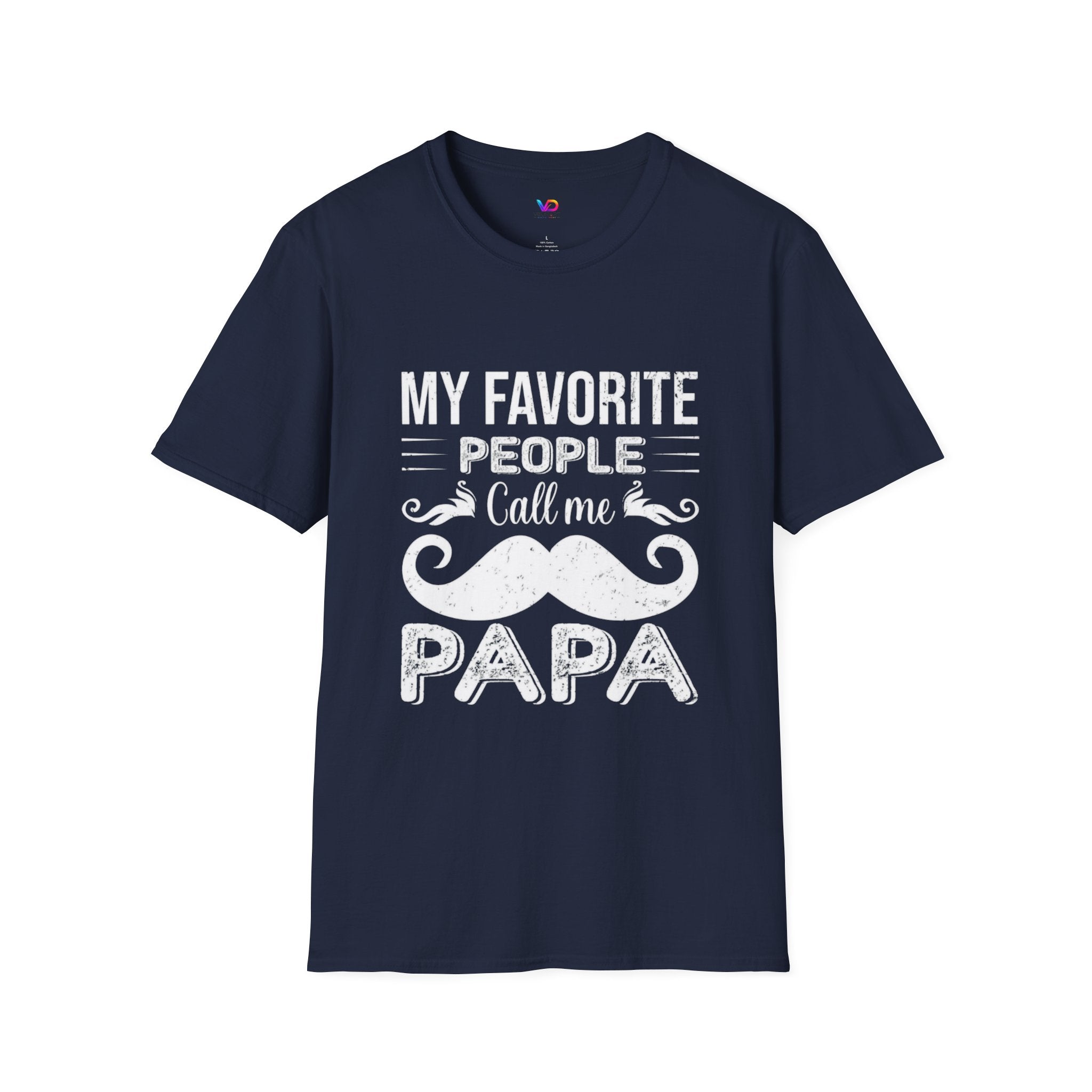 Papa T-Shirt — “My Favorite People Call Me Papa” Vintage Family Gift