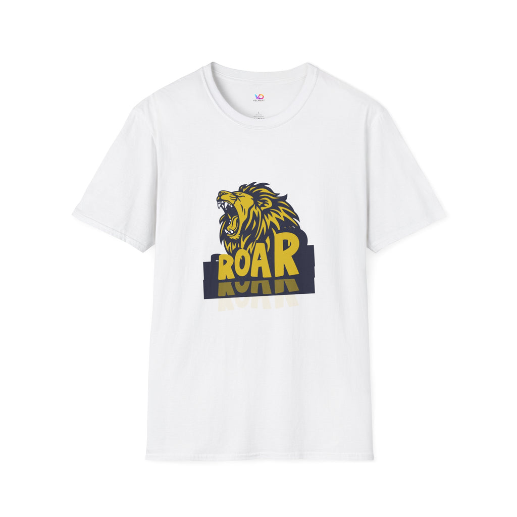 Roaring Lion T-Shirt — Bold Yellow & Navy Graphic Tee