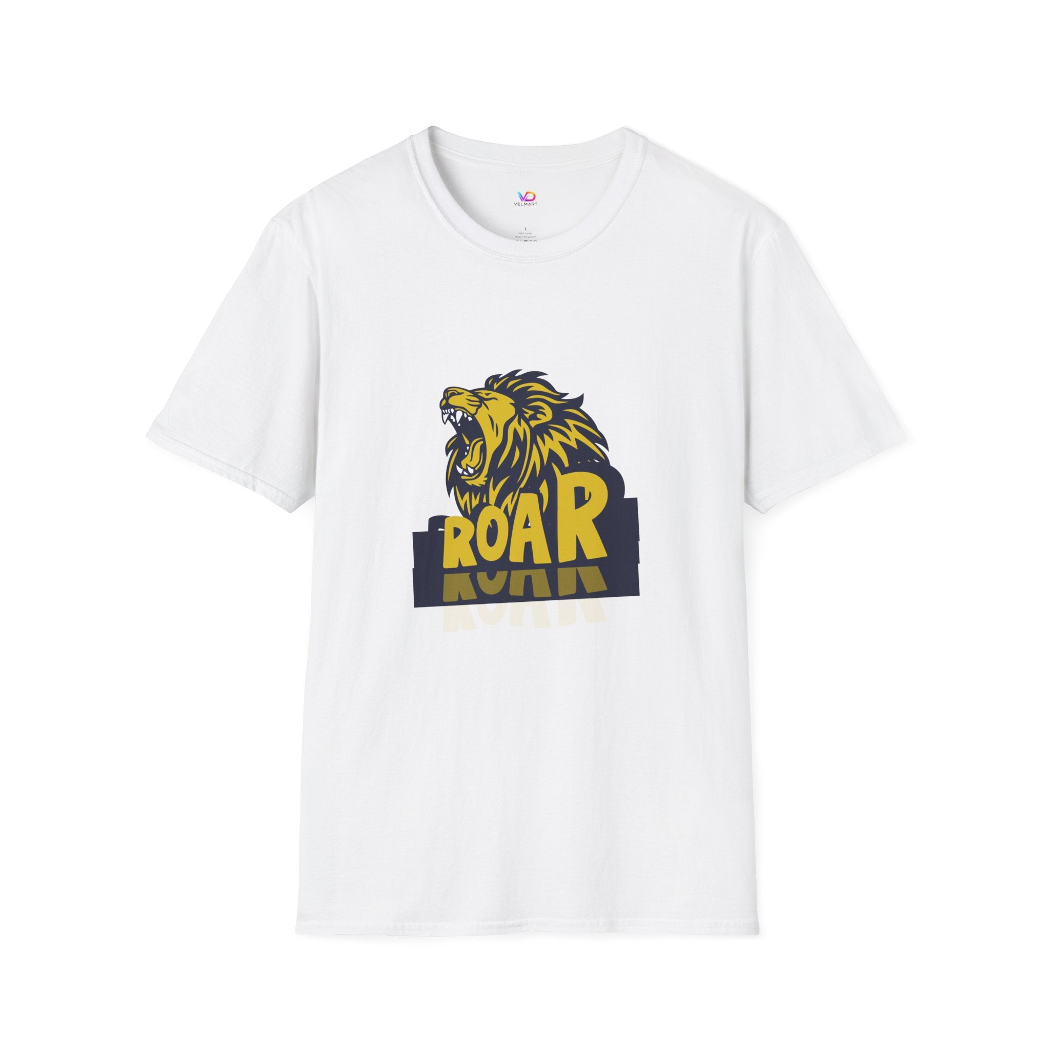 Roaring Lion T-Shirt — Bold Yellow & Navy Graphic Tee
