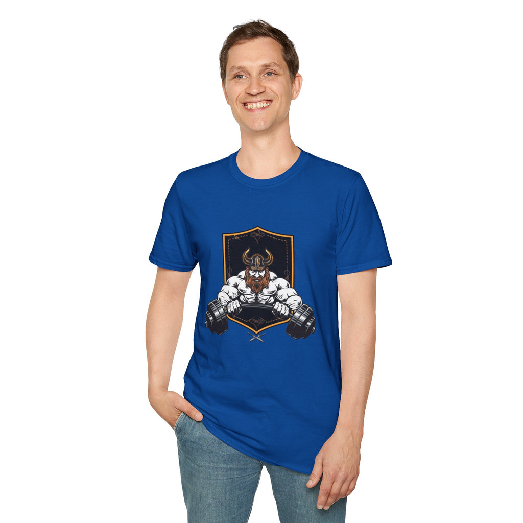 Viking Barbell T-Shirt — Norse Strength Gym Tee