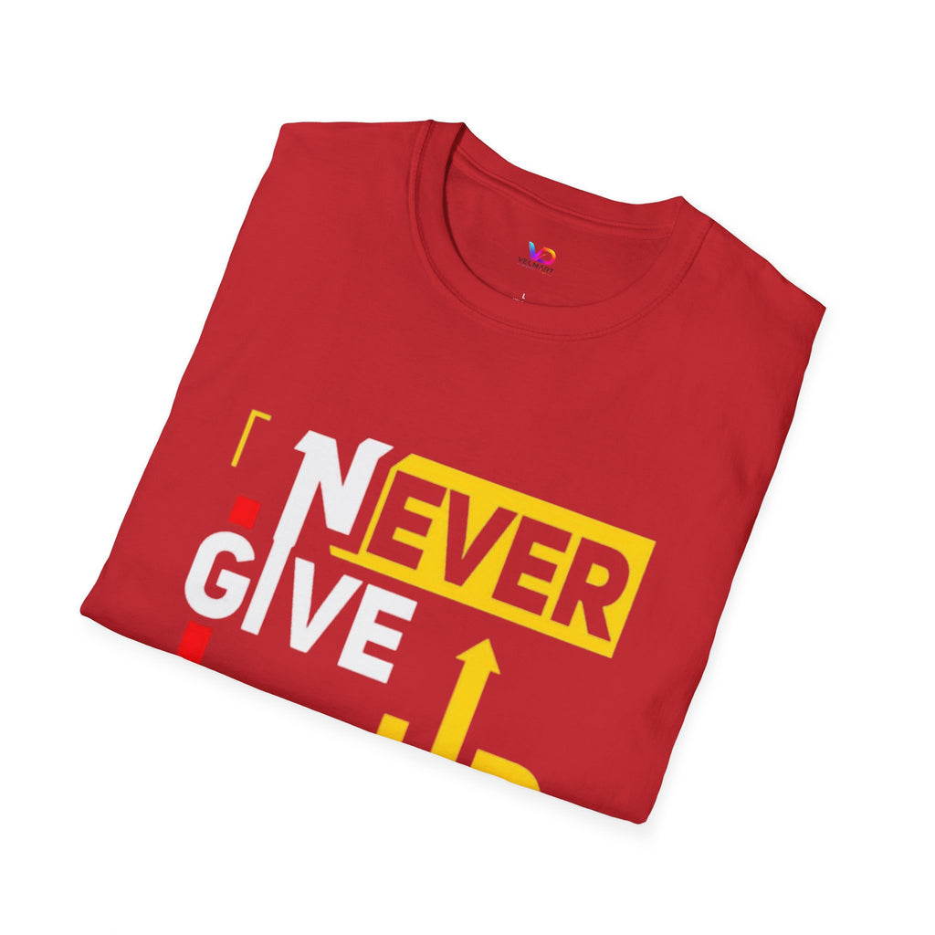 Never Give Up T-Shirt — Motivational Graphic Tee