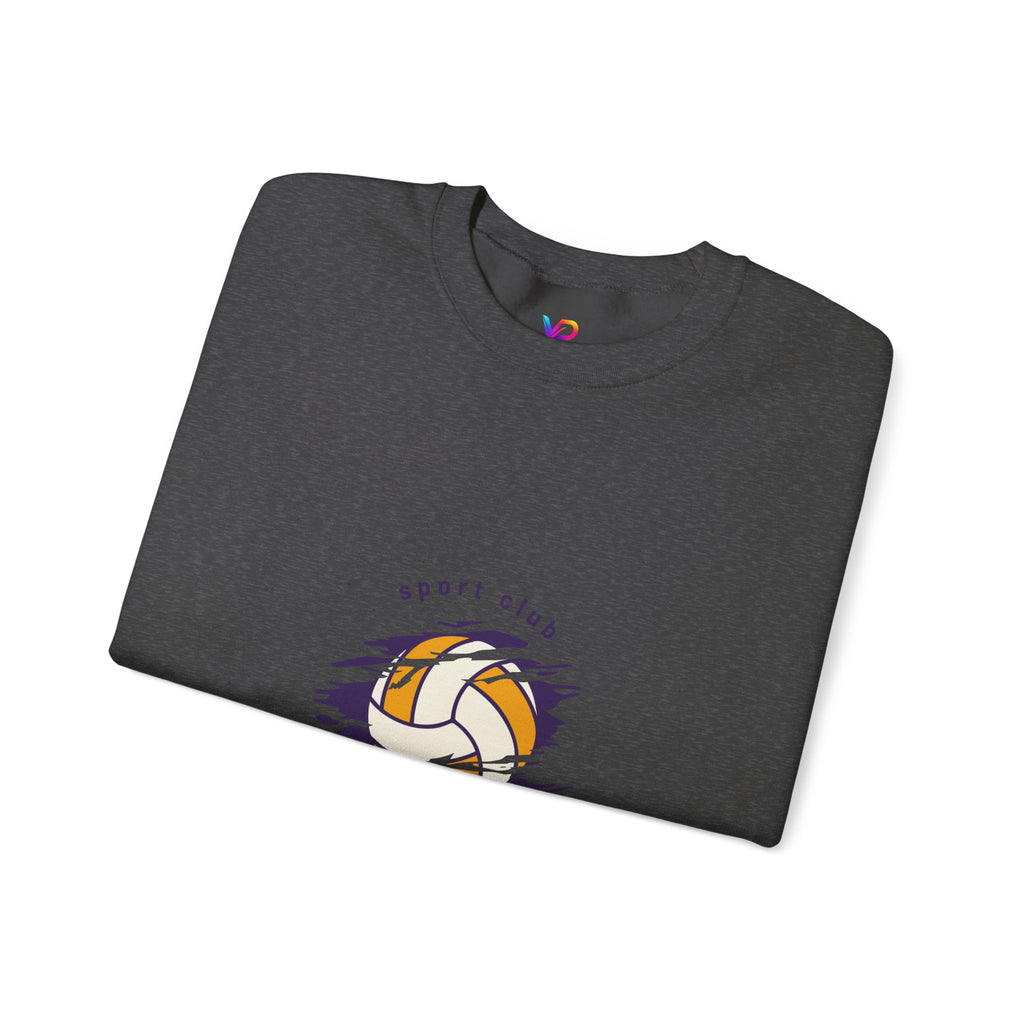 Volleyball Time Crewneck Sweatshirt — Sport Club Graphic Pullover