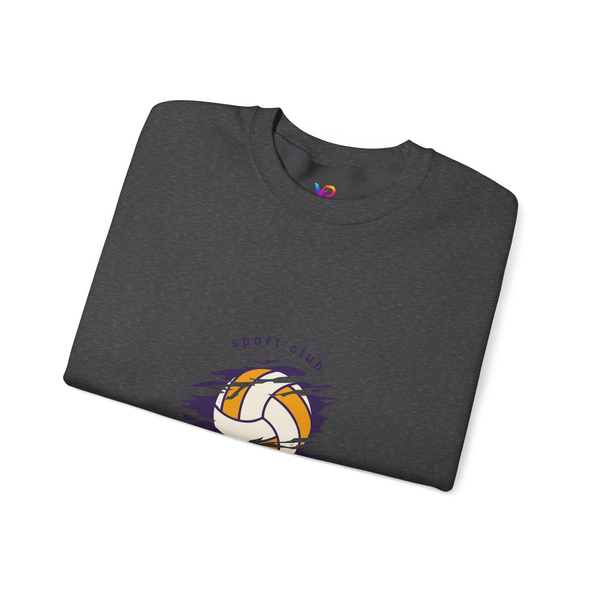 Volleyball Time Crewneck Sweatshirt — Sport Club Graphic Pullover
