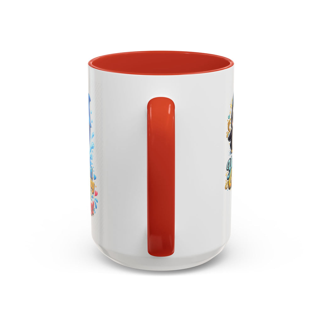 Be Kind Be Happy Keep Smiling Dolphin Accent Coffee Mug