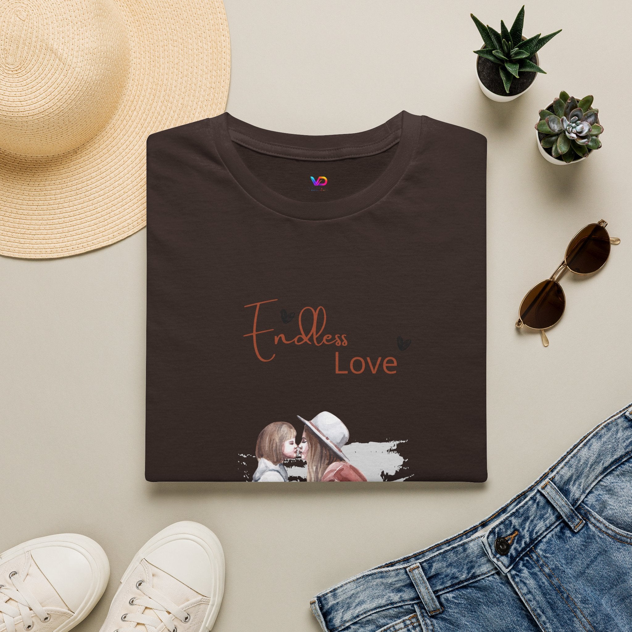 T-Shirt — 'Endless Love' Mother & Daughter Graphic Tee