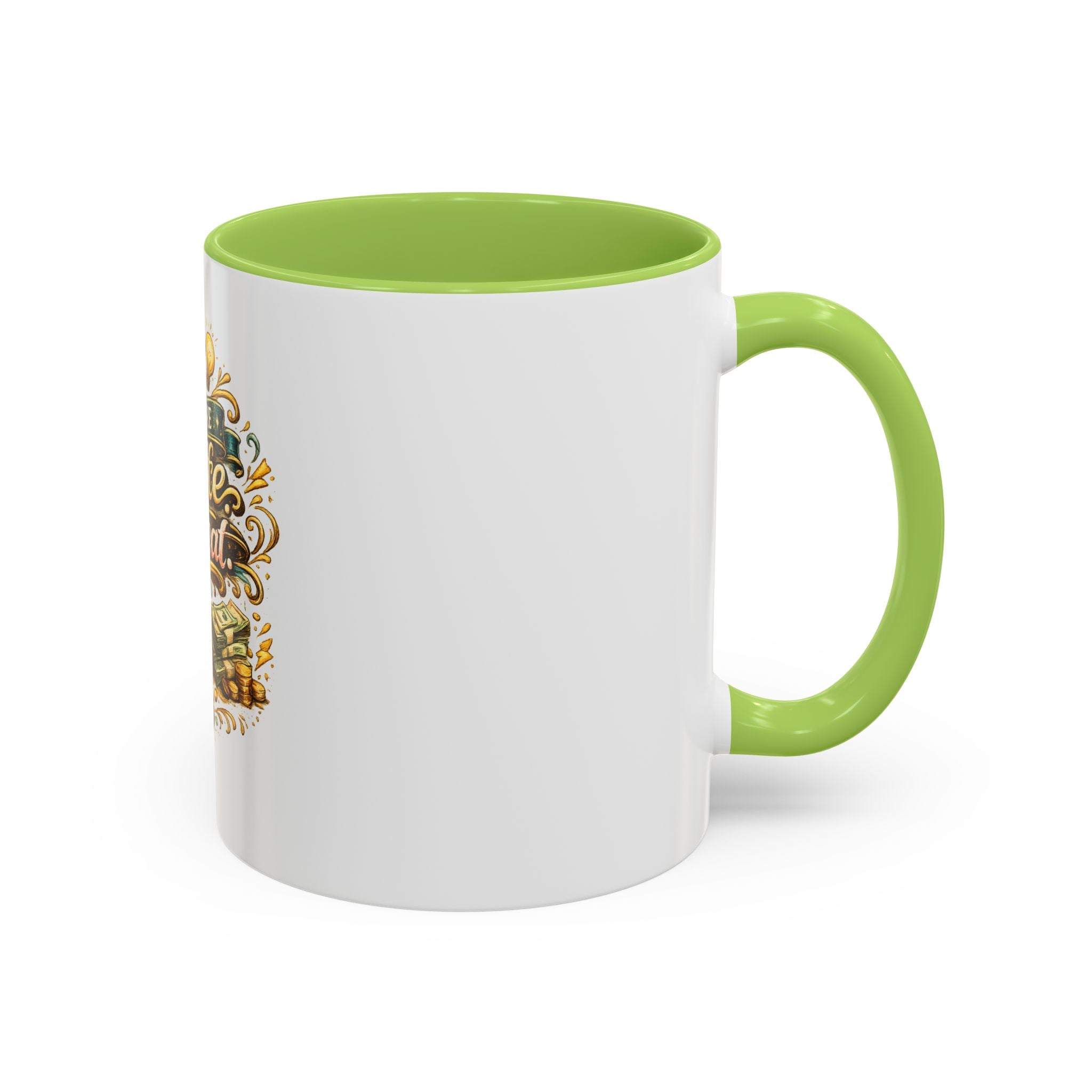 Mind Is Where Hustle, Repeat Accent Coffee Mug — Motivational 11/15oz Ceramic Mug