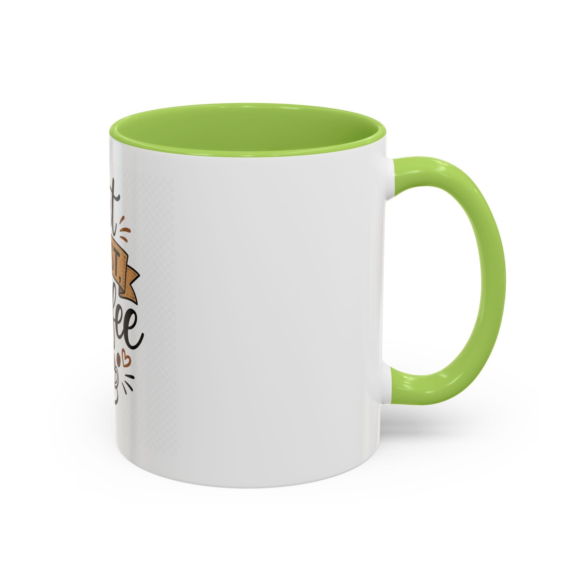 But First Coffee Accent Mug — 11/15oz Ceramic Coffee Cup
