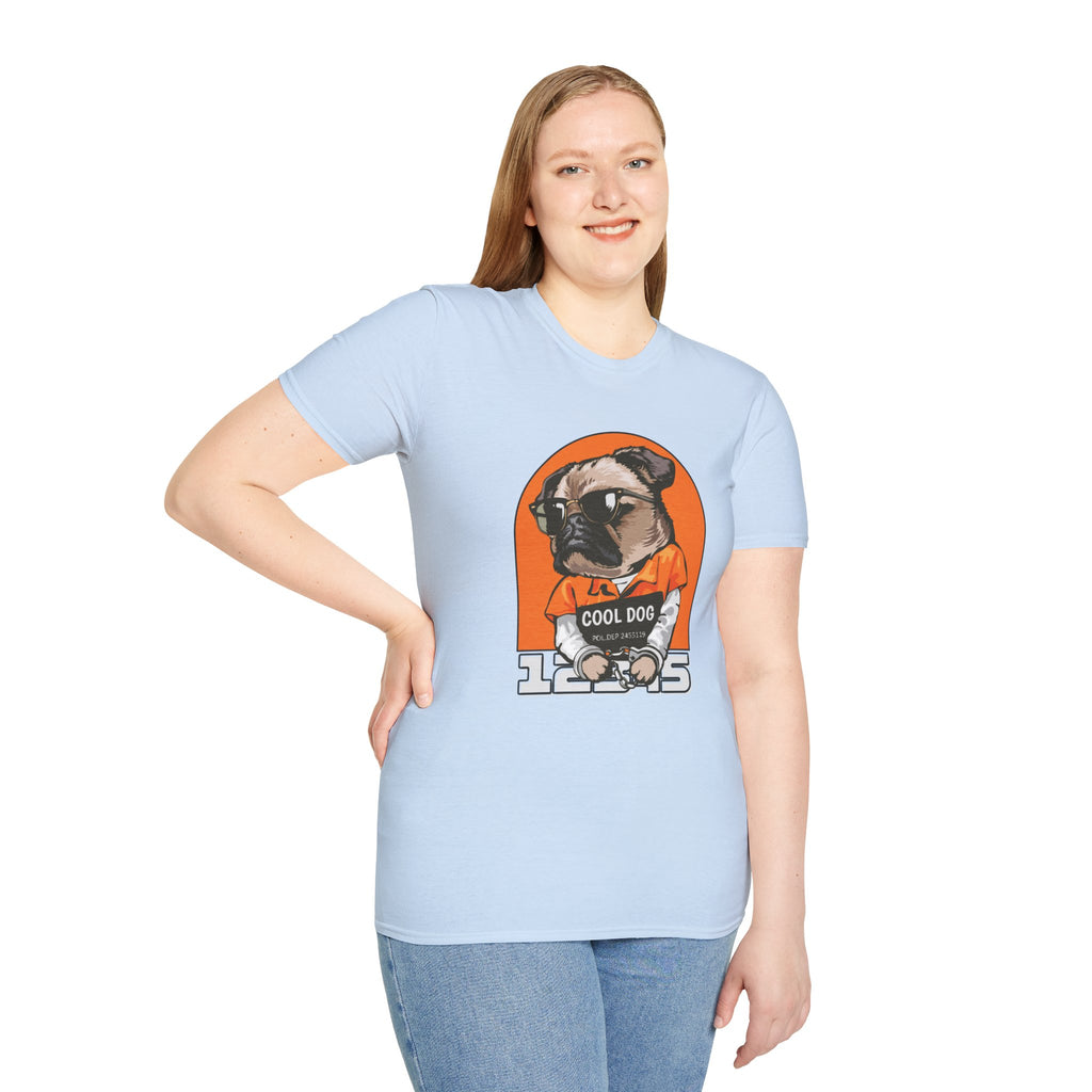 Cool Dog Tee — Retro Pug Graphic T‑Shirt