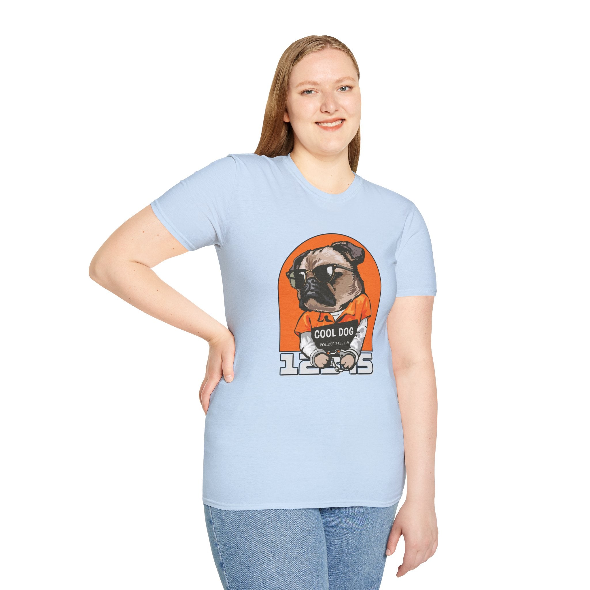 Cool Dog Tee — Retro Pug Graphic T‑Shirt