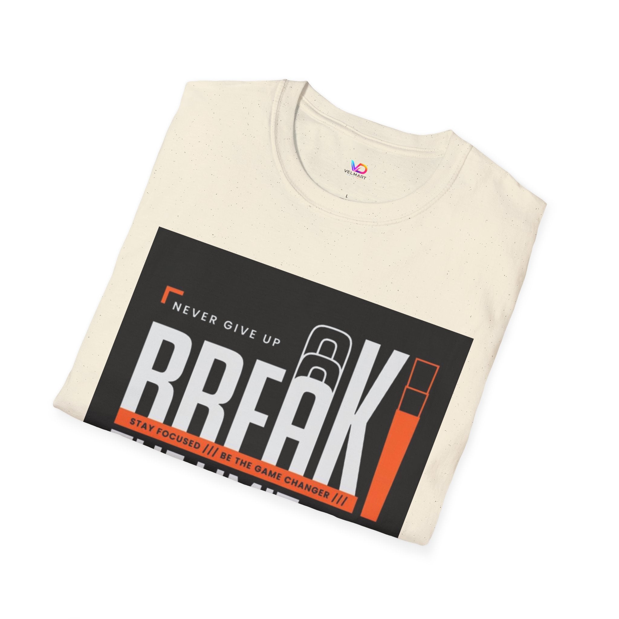 Break the Limit T-Shirt — “Never Give Up, Break” Motivational Graphic Tee