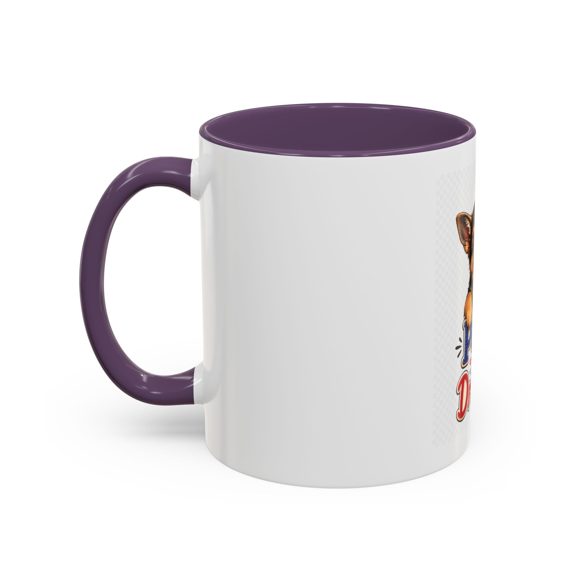 Coffee Mug - "Little Paws, Big Dreams" German Shepherd Puppy Accent Mug (11/15 oz)